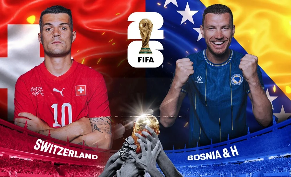Switzerland vs Bosnia dan Herzegovina